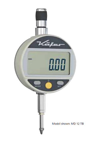 Kafer Digital Dial Gauge FMD 12 TB | Resolution - 0.001mm/.00005" | Range - 12.5mm/.5"