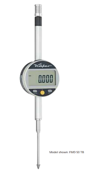 Kafer Digital Dial Gauge MD 50 TB | Resolution - 0.01mm/.0005" | Range - 50mm/2"