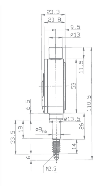 Kafer Comparator Gauge Compika 1001 wa | Reading - 0.001mm | Range - 0.1mm | Dial Reading 50-0-50 | Bezel Ø 62mm