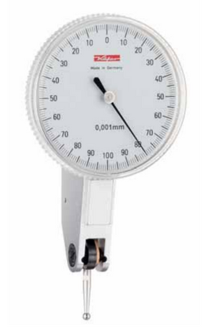 Kafer Dial Test Indicator K 49 AD | Reading - 0.001mm | Range - 0.2mm | Dial Read 0-100-0 | Bezel Diameter 40mm