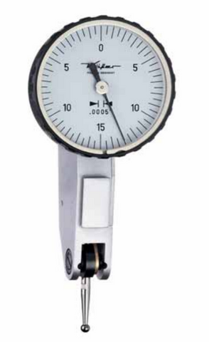 Kafer Dial Test Indicator K 30 Z | Reading - .0005" | Range - .030" | Dial Reading  - 0-15-0 | Bezel -  1 1/4"