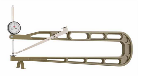 Kafer Dial Thickness Gauge K 600/50 | Reading - 0.1mm | Range - 50mm | Jaw Depth - 600mm