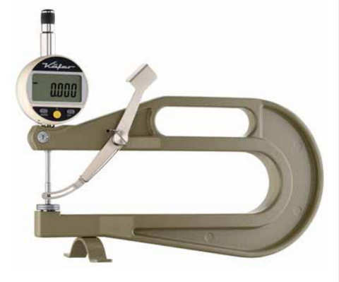 Kafer Digital Thickness Gauge FD 200/25 | Reading - 0.001mm/.00005" | Range - 25mm/1" | Jaw Depth 200mm