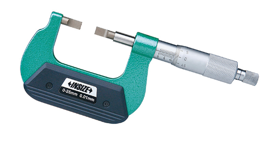 Blade Micrometers | Insize 3232 Series | Ranges up to 300mm | Graduation 0.01mm | Ratchet Stop