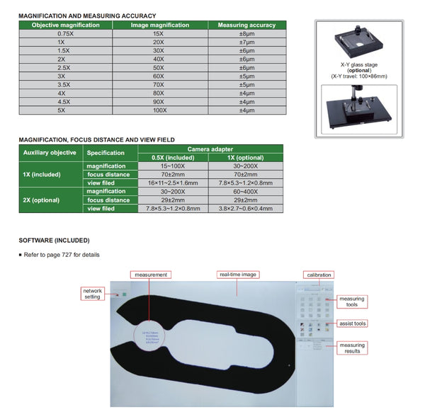 Manual Focus Stacking Microscope (High Definition) | Insize ISM-DL510