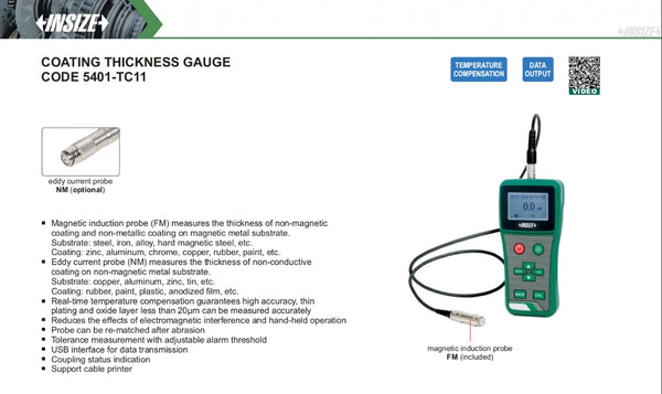 Coating Thickness Gauge | Insize 5401-TC11