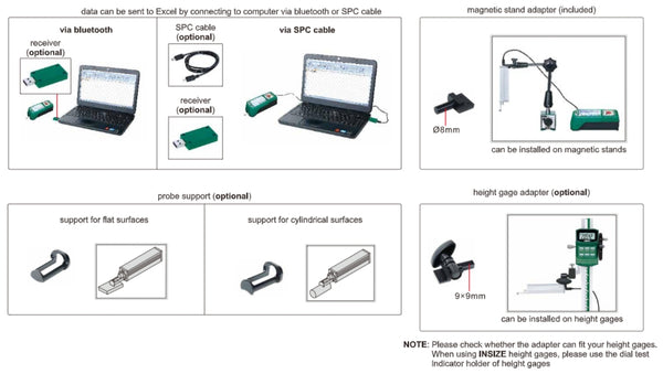 Surface Roughness Tester (Separable Type) | Insize ISR-C Series | 4mN Measuring Force