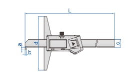 Digital Hook Depth Gauge - 1142 Series (Insize) | 0-150mm/0-6" | 0-200mm/0-8" | 0-300mm/0-12" | 0-500mm/0-20" | 0-1000mm/0-40"