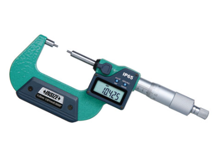 Digital Spline Micrometers | Insize 3533 Series | Ranges up to 175mm | Resolution 0.001mm/0.00005" | Ratchet Stop