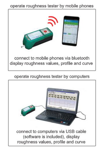 Surface Roughness Tester | Insize ISR-C300/C301 | Measuring Force 4mN/0.75mN | Resolution 0.001um | BluetootH