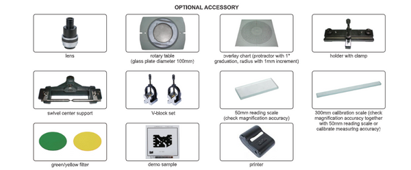 High Precision Profile Projector without Edge Detector | Insize ISP-A4500E/A5000E/A5001E/A5002E/A5003E