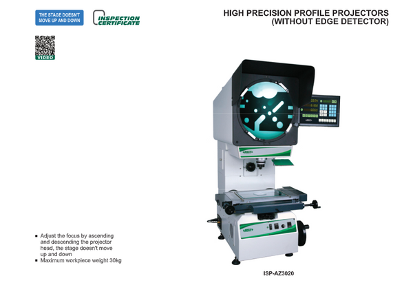 High Precision Profile Projector without Edge Detector | Insize ISP-AZ Series