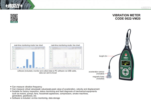 Vibration Meter | Insize 0022-VM20