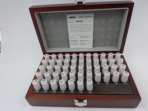 Steel Pin Gauge Sets (Grade 1) - 4166 Series (Insize) | Ranges from 0.2mm -20mm | 0.01mm Increments