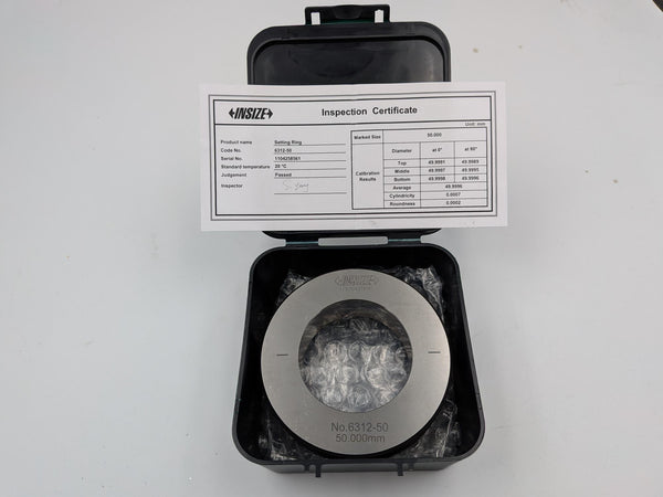 Pierścienie nastawcze o średnicy wewnętrznej 1,55 - 300 mm