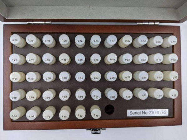 Steel Pin Gauge Sets Class ZZ (0.02mm increments)