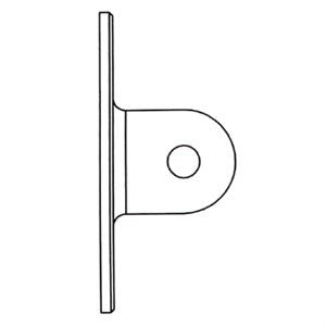 Ansatzrückseite für Kafer-Messuhr 40/58 mm