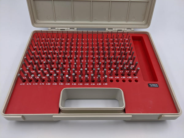 Steel Pin Gauge Sets Class ZZ (0.02mm increments)