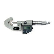 Dreischneidige V-Amboss-Mikrometer 1–15 mm (0,03–0,5 Zoll) und 5–20 mm (0,1–0,7 Zoll)