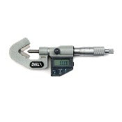 Three Flute V Anvil Micrometers 1-15mm (0.03-0.5″) & 5-20mm (0.1-0.7″)