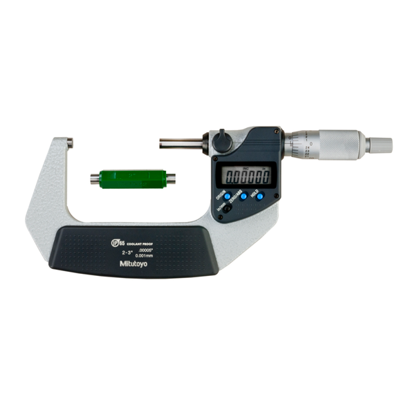 Mitutoyo Digimatic Micrometers IP65 Ratchet Stop 0-25mm, 25-50mm, 50-75mm, 75-100mm