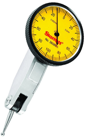 Wskaźnik zegarowy Starrett 3809MA - zakres 0,8 mm
