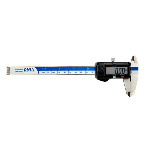 DC04150L Digitaler Messschieber für Linkshänder, 150 mm (0–6 Zoll)