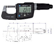 Bowers DigiMic – Digitales Außenmikrometer 0–25 mm