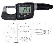 Bowers DigiMic - Cyfrowy mikrometr zewnętrzny 0-25mm