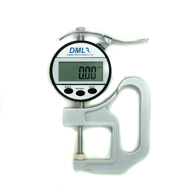 Cyfrowe mierniki grubości 0,01 mm (0–12,7 mm i 0–25 mm)