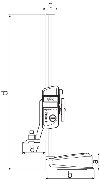 Mahr Digimar 814 SR Wireless Height Gauge | 0-350mm/0-14" | 0-600mm/0-24" | 0-980mm/0-38.5"