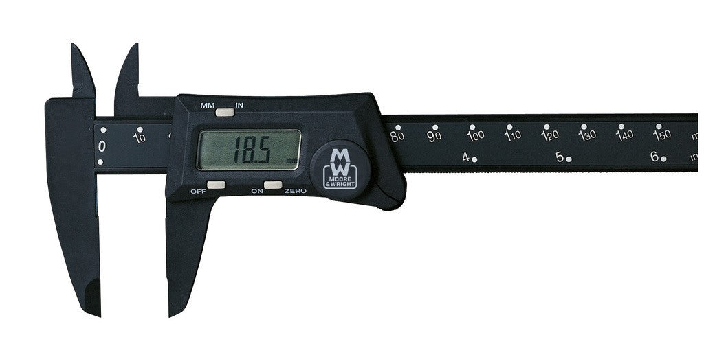 Moore Wright Plastic Digital Caliper engineering gauge