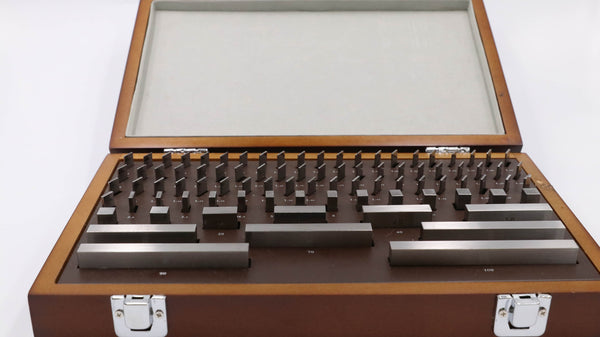 Gauge Block Set Metric Steel 88 blocks