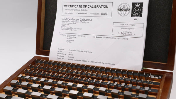 Messblocksatz, metrisches Wolframkarbid, 88 Blöcke