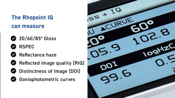 IQ 20/60/85 Gloss Haze DOI Meter