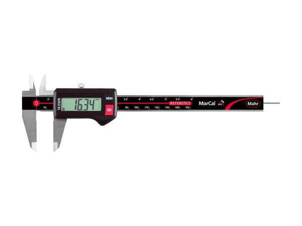 Mahr MarCal 16 EWR IP67 Digital Caliper 0-150mm, 0-200mm (Rectangular Depth Rod)