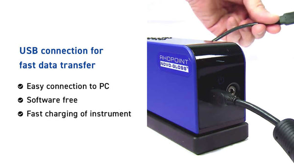 Novo-Gloss 20/60/85 Glossmeter with Haze to ASTM E430