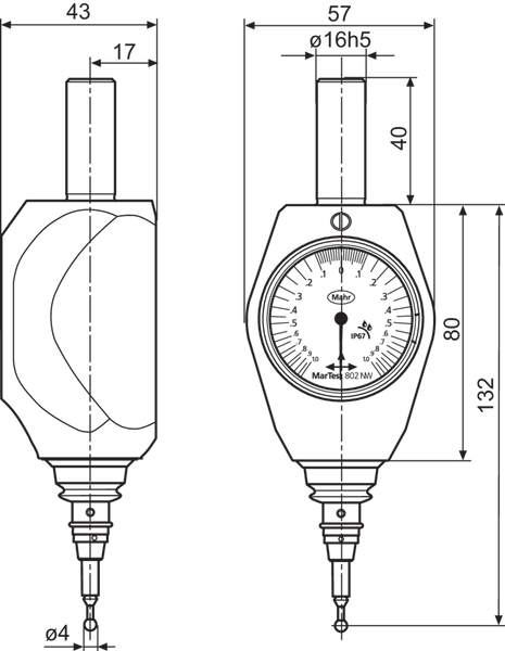 Mahr MarTest 802 NW Mechanical 3D Touch Probe