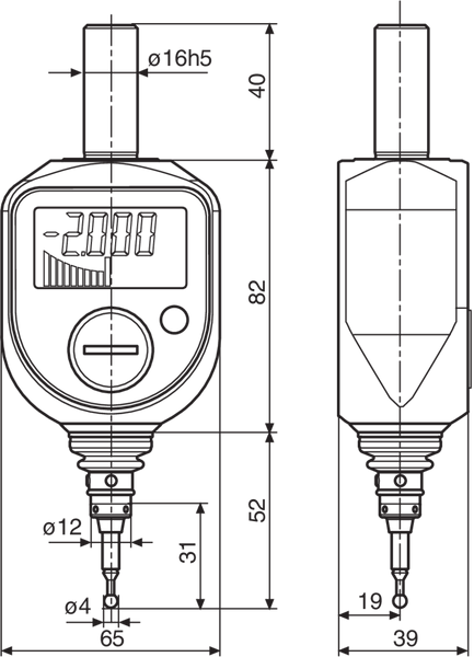 Mahr MarTest 802 EW Digital 3D Touch Probe | IP65 | Range: ±2 mm | Repeatability ± 0.005 mm