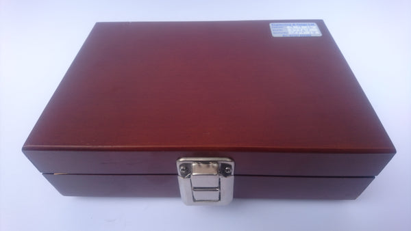 Zestaw mikrometrów kontrolnych, węglik wolframu, metryczny / imperialny, 11 sztuk z UKAS