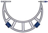 Großes einstellbares externes metrisches Mikrometer der Serie 220 von Moore &amp; Wright