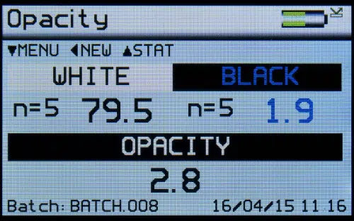 Novo-Shade Duo + Shade, Opacity & Cleanliness Meter